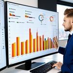 **

"A professional e-commerce manager, fully clothed in business attire, analyzing sales data on a computer screen in a modern office. The screen displays charts and graphs showing positive sales trends. The office background is bright and clean with a view of Moscow city skyline. Safe for work, appropriate content, perfect anatomy, professional, well-formed hands, natural pose, high quality photography."

**